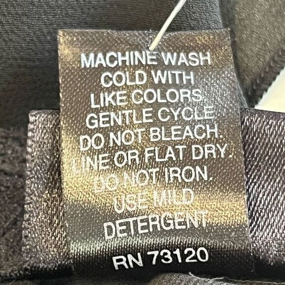 Fredrick’s of Hollywood Vintage Dead Stock Black Long Lace Top Sheer Bottom Tie - Picture 9 of 9